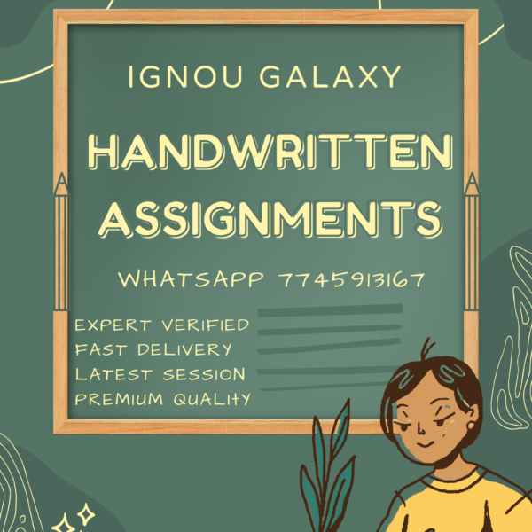 IGNOU Handwritten Assignment Poster